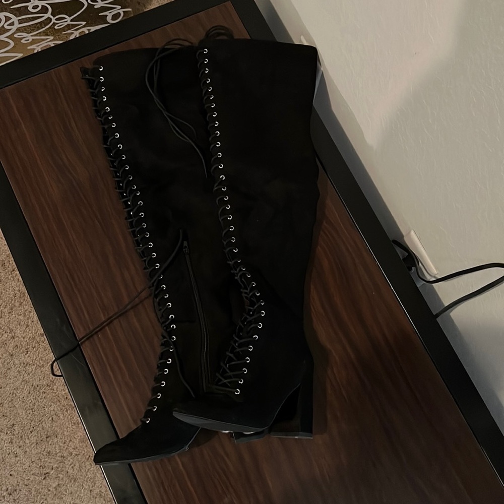 Suede Over the Knee Boots